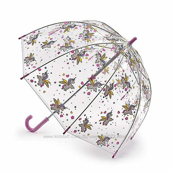Детский зонт-трость Fulton Funbrella-4 C605 Bella The Unicorn Единороги