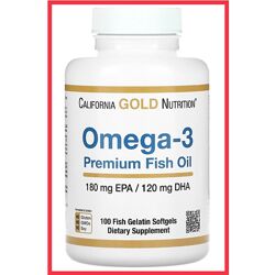 California Gold Omega 3 Омега 3 рыбий жир. В наличии Акция