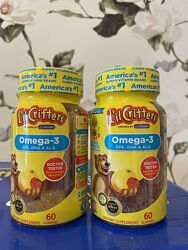 Lil critters, Омега-3, вкус Малиновый лимонад, 60 желеек