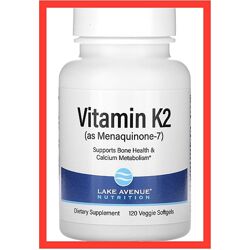 Lake Avenue вітамін K2 у вигляді менахінону-7, 50 мкг, 120 капсул