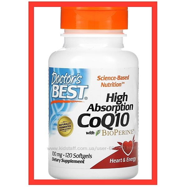Dr. Best, CoQ10, коензим в наявності на 60, 120 капсул