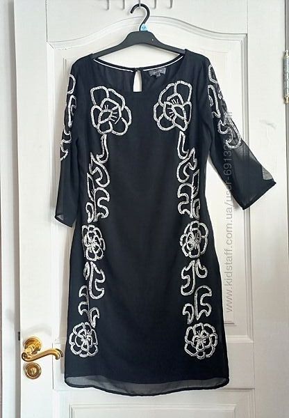 Сукня нарядна бісер вишивка, довжина 96 см.