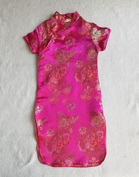 Сукня китайська атлас, довжина 82 см.
