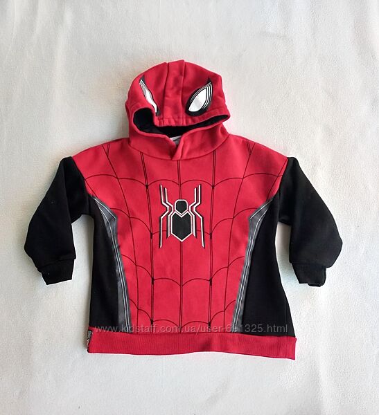 Толстовка з начосом Spiderman, довжина 45 см.