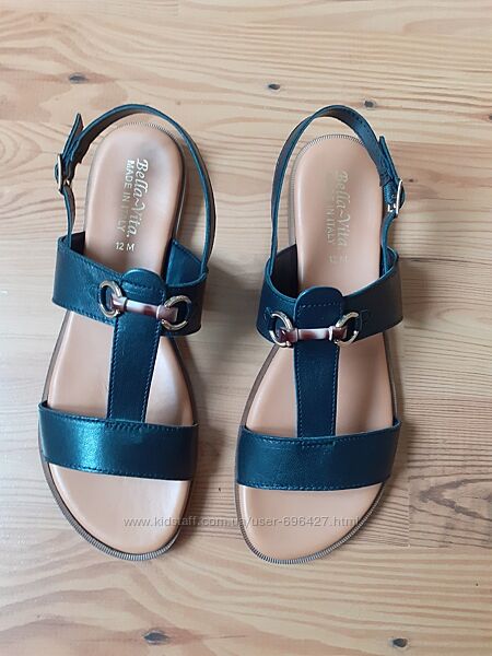 Bella-vita босоножки, сандалии, без каблука, большой размер обуви из сша, 