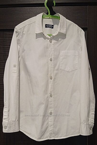 Нарядная белая рубашка на мальчика р.128-134