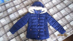 Для девочки куртка с капюшоном зима frost free oldnavy 10-12 лет р.134-140 