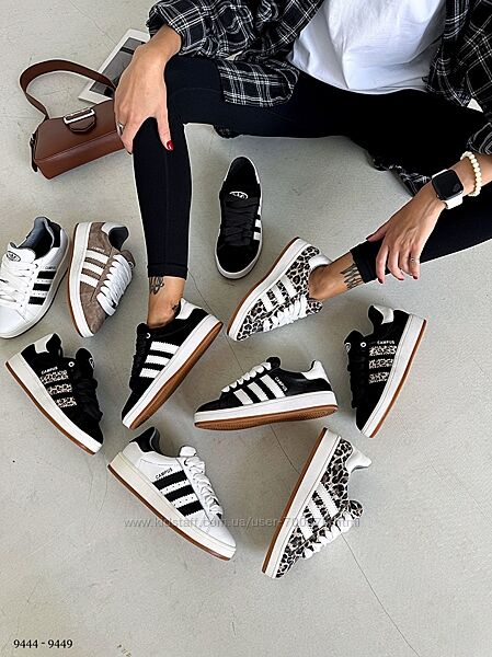 Кеди Трендові, натуральна шкіра/замша, латте/чорні/лео/білі