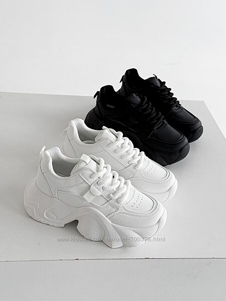 Кросівки Leona чорні/білі