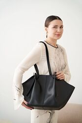 Сумка Шопер чорна, з косметичкою всередині
