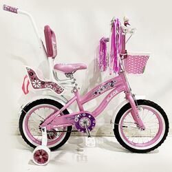 Двухколесный велосипед для девочек  Flower Rueda Руеда на 12, 14, 16, 18, 2