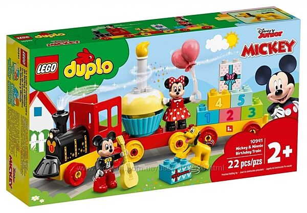 LEGO DUPLO 10941 Святковий потяг Міккі та Мінні 