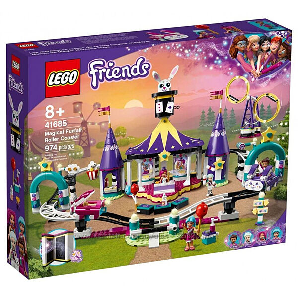 LEGO Friends 41685 Магічні американські гірки на ярмарку 