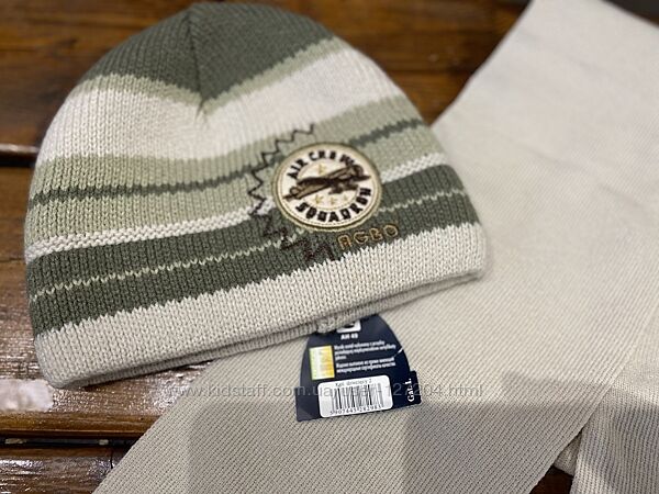 Agbo комплект тёплая шапка и шарф