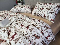  Теплое постельное байковое постельное белье в различных размерах 
