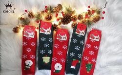 Новогодние женские носки Merry Christmas набор