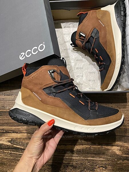 41,42р, 46р. Ботинки ботінки кросівки Ecco ULT-TRN Mid-Cut Waterproof 