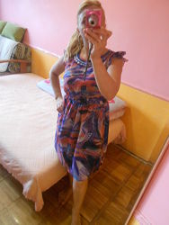 платье красно-фиолетовое Be Beau Размер 12 М 