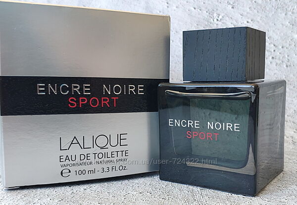 Распив Lalique Encre Noire Sport edt та Lalique Encre Noire edt