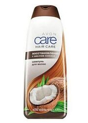 Шампунь для волосся з маслом кокоса відновлення, 400 мл, avon care