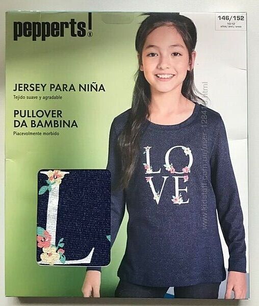 Реглан кофта футболка пуловер джемпер Peppers, 146-152 см, 10-12 лет