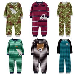 430-550 Carters флисовые пижамы, слипы, поддевы, человечки мальчик 2-10лет