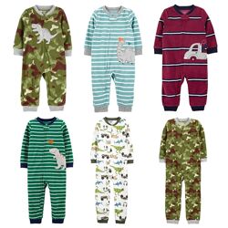 450-550 Carters флисовые пижамы, слипы, поддевы, человечки мальчик 2-10лет