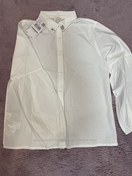Біла блузка MANGO на 12-13 років