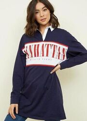 New Look. Товар из Англии. Платье поло оверсайз.