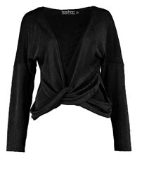Boohoo. Англия. В наличии. Длинный топ с драпировкой.