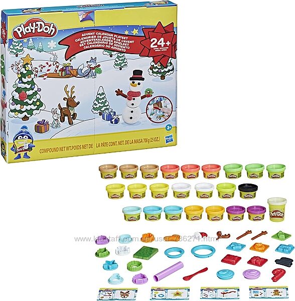 Адвент-Календарь Advent Calendar Toy for Kids Hasbro Плей до Play-Doh