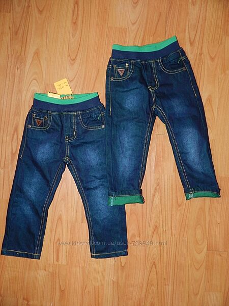 Модные джинсы на мальчиков. от 1 до 3 лет