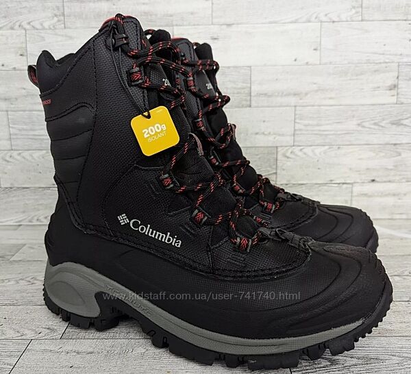 Чоловічі чорні зимові черевики ботинки Columbia Mens Bugaboot III Snow Boot