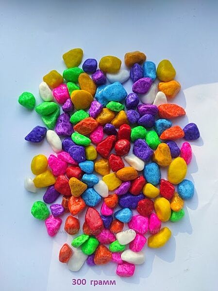 Камінчики декоративні морська галька різного кольору