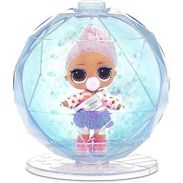 ЛОЛ кукла блестящий сюрприз LOL surprise glitter globe doll winter disc