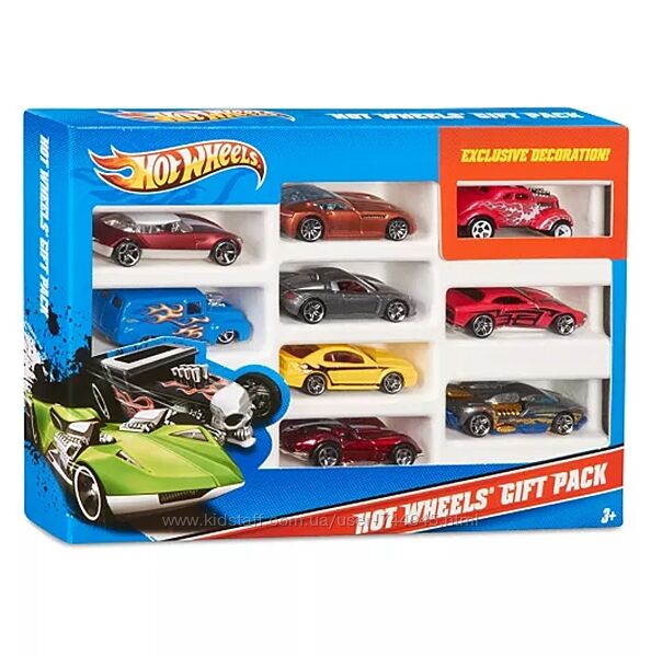 Наборы Hot Wheels 9-Car, машинки, Variety Gift Pack