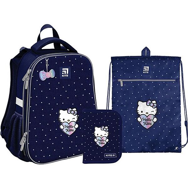 Набор Kite рюкзак  пенал  сумка для обуви SETHK22-531M Hello Kitty