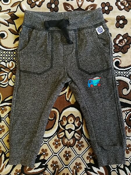 Спортивные штаны, штанишки Cool Club Кул Клаб, р. 80 см, темно-серые