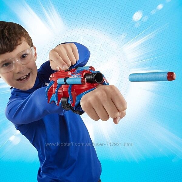 Бластер Спайдер Мен Hasbro SPIDER-MAN Nerf Людина Павук.