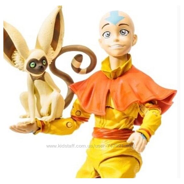 Уценка колекційна фигура Аватар Аанг і Момо від Nickelodeon Легенда об Аанг