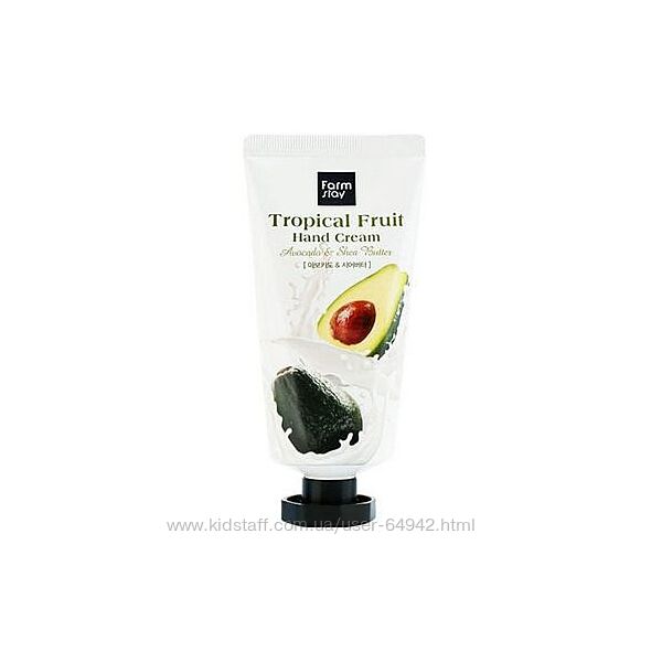 Крем для рук з авокадо Farm Stay Tropical Fruit Hand Cream Avocado