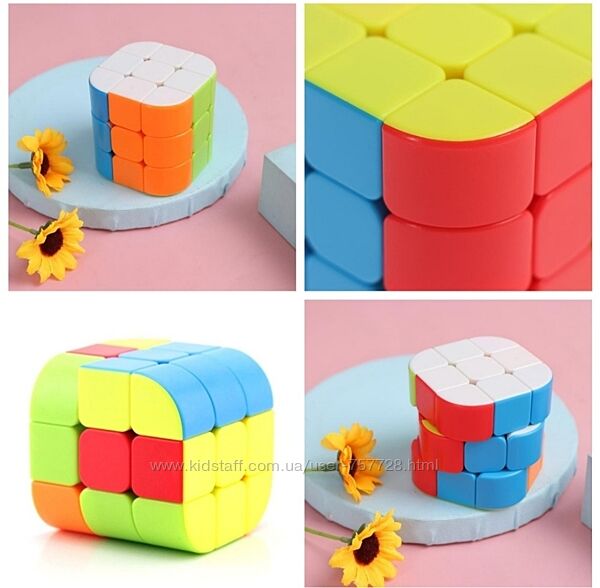 Кубик Рубика цилиндр с закругленными сторонами