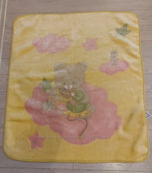 Детское плюшевое одеяло, плед.