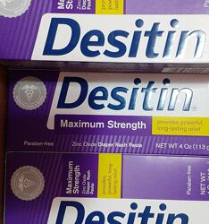 Деситин, Desitin, крем от раздражения кожи, от опрелостей, для защиты кожи.