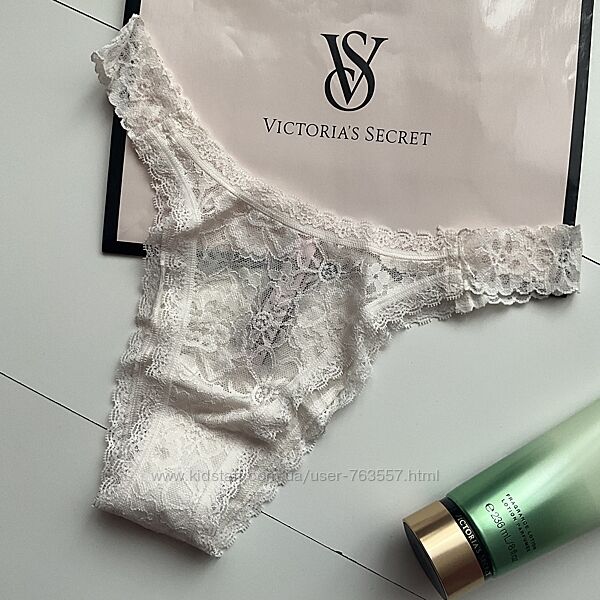 Мереживні  трусики Brazilian від Victorias Secret у розмірах  XS, S, M, L