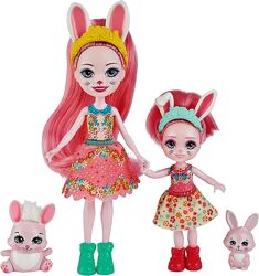 Ляльки-сестрички Enchantimals Bree & Bidelia Bunny 