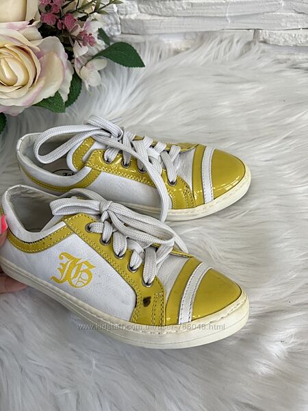 Итальягские брендовые кожаные кроссовки 31 размер 