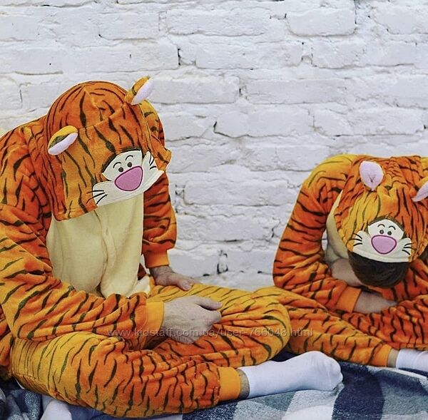 Кігурумі тигр для дітей та дорослих . кигуруми для детей 
