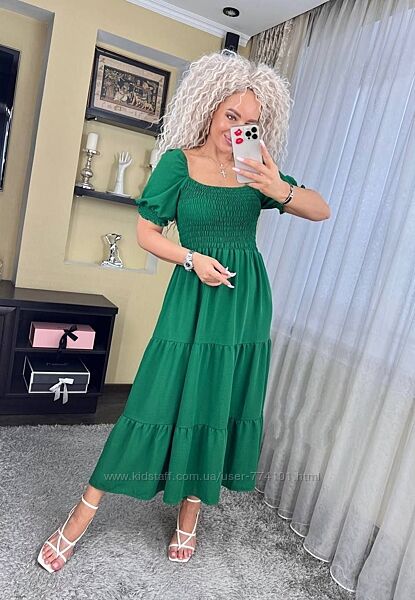 Літня сукня з ідеальною посадкою 