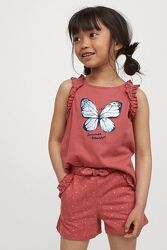 Яркие комплекты H&M бабочки цветы